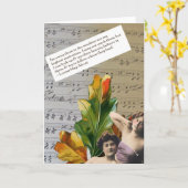 Het Wenskaart van de Collage van het Citaat van Kaart (Gele Bloem)