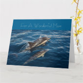 Het Wenskaart van de Dag van de Moeders van de Kaart (Gele Bloem)