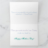 Het Wenskaart van de Dag van de Moeders van de Kaart (Binnen)
