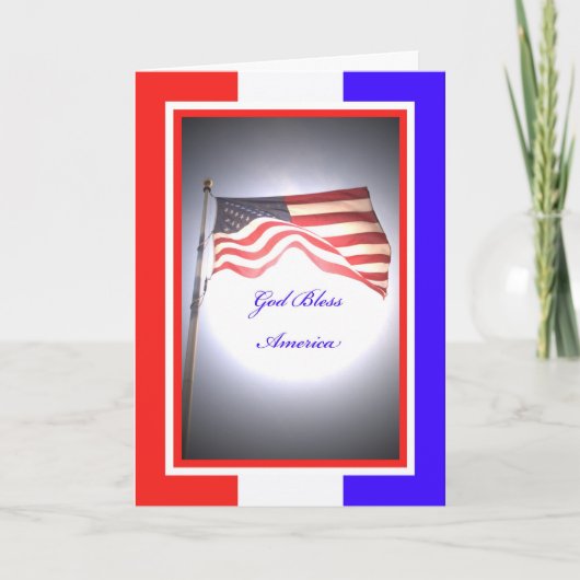 Het Wenskaart van de Dag van de onafhankelijkheid Kaart (Voorkant)