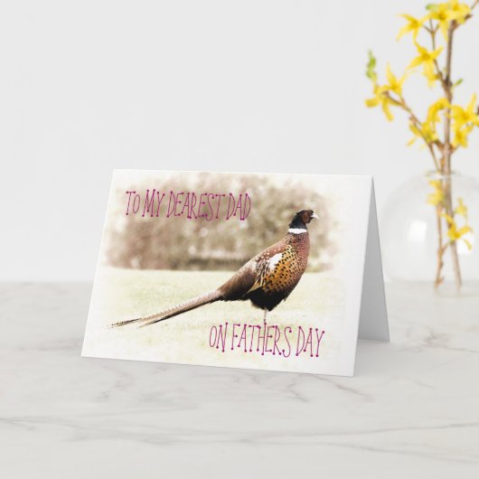 HET WENSKAART VAN DE DAG VAN DE VADERS VAN DE KAART (Gele Bloem)