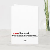 Het Wenskaart van de dans Kaart (Achterkant)