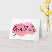 Het wenskaart van de de waterverfkalligrafie van kaart (Gele Bloem)