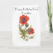 HET WENSKAART VAN DE DOCHTER KAART (Voorkant)