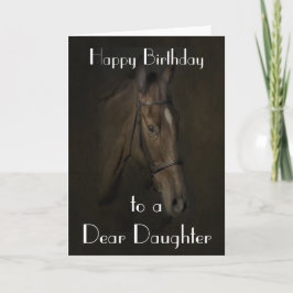 HET WENSKAART VAN DE DOCHTER VAN HET PAARD VAN DE KAART
