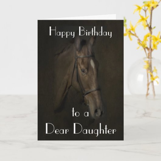 HET WENSKAART VAN DE DOCHTER VAN HET PAARD VAN DE KAART (Gele Bloem)