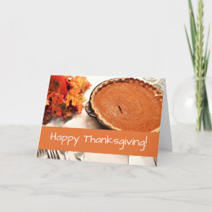 Het Wenskaart van de Douane van de Thanksgiving Feestdagen Kaart