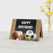 Het Wenskaart van de Douane van de Verjaardag van Kaart (Gele Bloem)