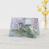 Het Wenskaart van de Draak van de fee door Molly Kaart (Gele Bloem)