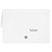 Het Wenskaart van de drijvende stad (Achterkant Horizontaal)