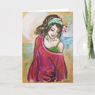 "Het Wenskaart van de Druk van de Kunst van het Kaart