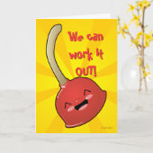 Het Wenskaart van de Duiker van Polly Kaart (Gele Bloem)