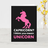 Het Wenskaart van de Eenhoorn van Steenbok Kaart (Gele Bloem)