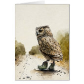 Het Wenskaart van de eenzijdige loopbaan (Voorkant)