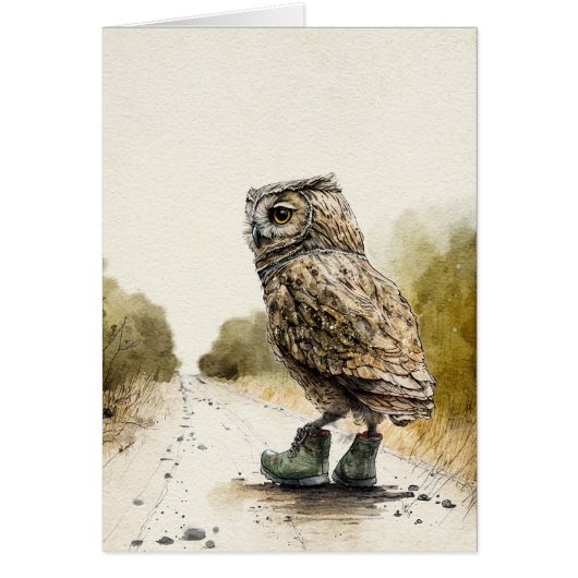 Het Wenskaart van de eenzijdige loopbaan (Voorkant)