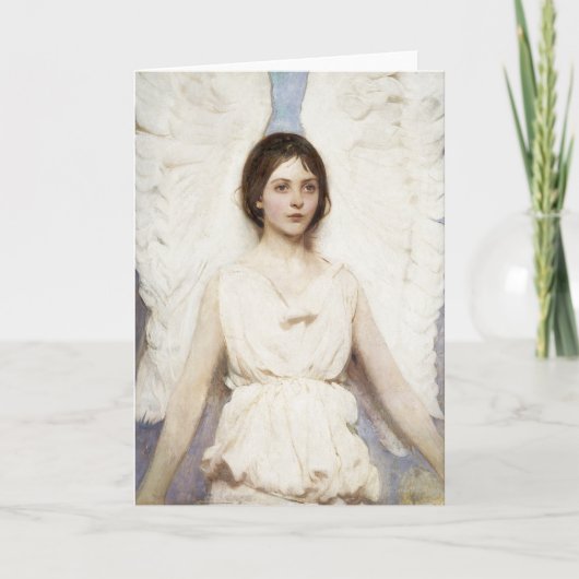 Het Wenskaart van de Engel van Handerson Thayer Kaart (Voorkant)