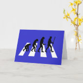 Het Wenskaart van de Evolutie van de Weg van de Kaart (Gele Bloem)