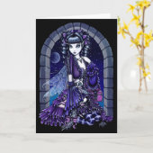 Het Wenskaart van de Fee "Mia" Kaart (Gele Bloem)