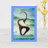 Het Wenskaart van de fee (Spatie) Kaart (Gele Bloem)