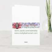 Het Wenskaart van de Fee van Kerstmis door Molly Feestdagen Kaart (Achterkant)