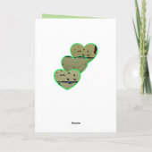 Het Wenskaart van de Fijne Gezin van de Derde Dag, Bedankkaart (Achterkant)