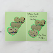 Het Wenskaart van de Fijne Gezin van de Derde Dag, Bedankkaart (Binnen)