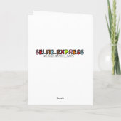 Het Wenskaart van de Foto van de Dag van vaders Kaart (Achterkant)