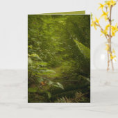 Het Wenskaart van de Foto van de Fantasie van de Kaart (Gele Bloem)