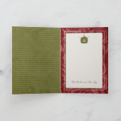 Het Wenskaart van de Foto van Kerstmis Feestdagen Kaart (Binnen)