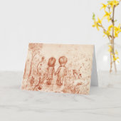 Het Wenskaart van de gang Kaart (Gele Bloem)