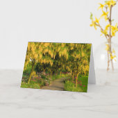 Het Wenskaart van de Gang van de tuin Kaart (Gele Bloem)