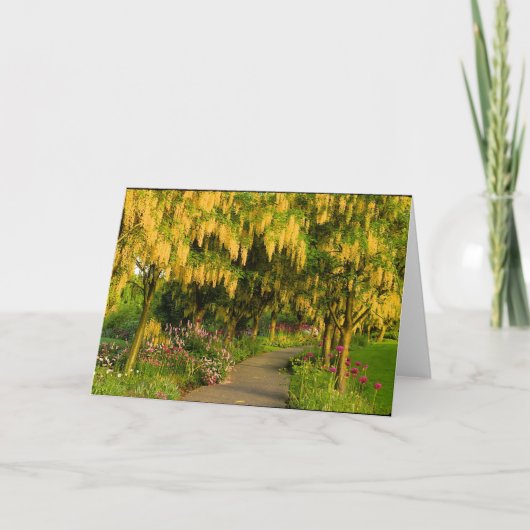 Het Wenskaart van de Gang van de tuin Kaart (Voorkant)