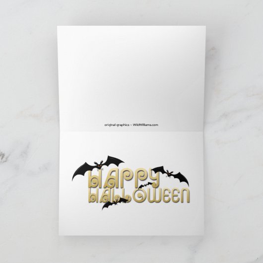 Het Wenskaart van de Geest van Halloween Kaart (Binnen)