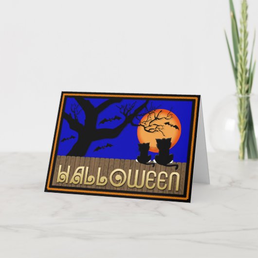 Het Wenskaart van de Geest van Halloween Kaart (Voorkant)
