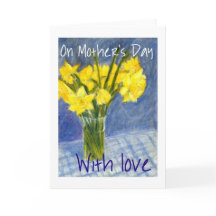 Het Wenskaart van de Gele narcissen van het