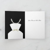 Het Wenskaart van de Gelegenheid van het Huwelijk Kaart (Binnen)