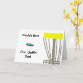 Het wenskaart van de gelukkige vaders #3 kaart (Gele Bloem)