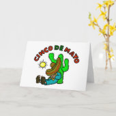 Het Wenskaart van de Geschiedenis van Cinco DE Kaart (Gele Bloem)