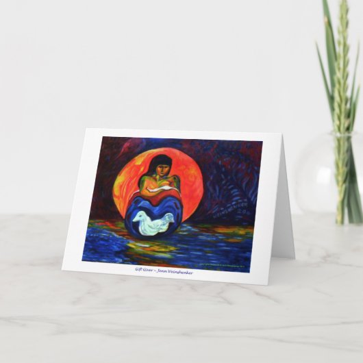 Het WENSKAART van de Gever van de gift Kaart (Voorkant)