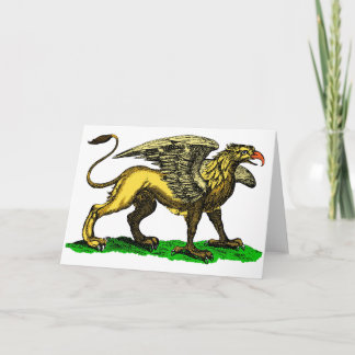 Het Wenskaart van de griffioen Kaart