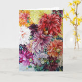 Het Wenskaart van de Gulle gift van de natuur met Kaart (Gele Bloem)