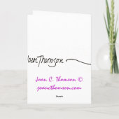 Het Wenskaart van de halleluja Feestdagen Kaart (Achterkant)