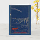 "Het Wenskaart Van de halley- KOMEET" Kaart (Gele Bloem)