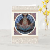 Het Wenskaart van de Hamer van Thor Kaart (Gele Bloem)