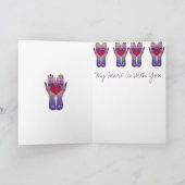 Het Wenskaart van de Handen van de hemel Kaart (Binnen)