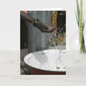 Het Wenskaart van de handtekening Kaart (Voorkant)