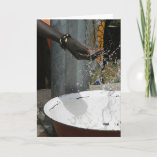 Het Wenskaart van de handtekening Kaart