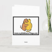 Het Wenskaart van de Harlekijn van great dane Feestdagen Kaart (Achterkant)