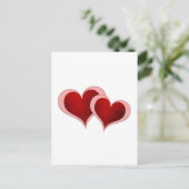 Het Wenskaart van de Harten van de Valentijnsdag Feestdagenkaart (Staand voorkant)