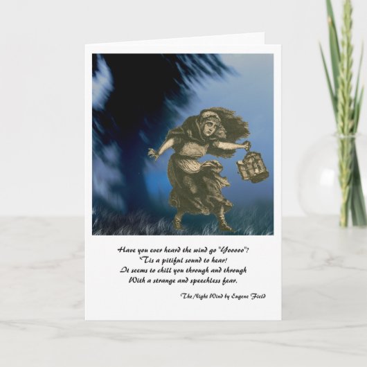 Het wenskaart van de Herfst van Halloween van de Kaart (Voorkant)